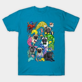 Merpugs of the Sea! T-Shirt